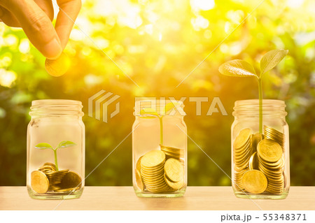 Money savings, investment, making money for 55348371
