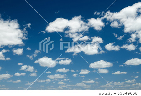 Bright beautiful blue sky with clouds for 55349608