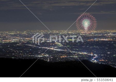 【夏イメージ】花火大会 55350641