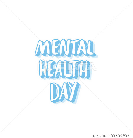 Mental Health Day. Vector illustration. Mental Health Day. Vector illustration. 55350958