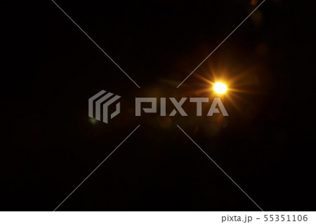 Abstract Natural Sun flare on the black 55351106
