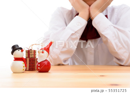 クリスマスを待ちきれない女子高校生 55351725