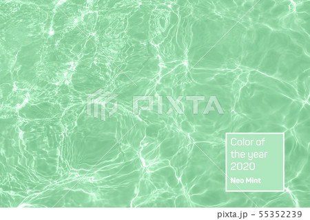 calm mint colored clear water surface calm mint colored clear water surface 55352239