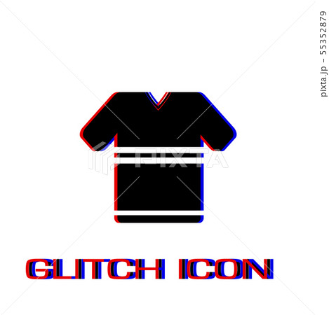 T shirt icon flat. 55352879