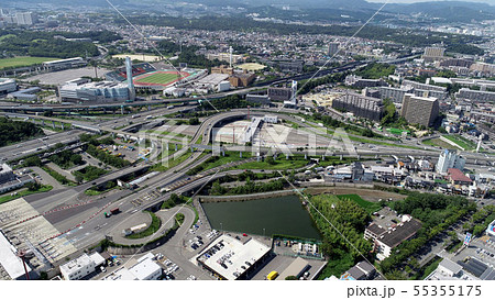 大阪 吹田 眺望 ドローン空撮 大阪 吹田 眺望 ドローン空撮 55355175