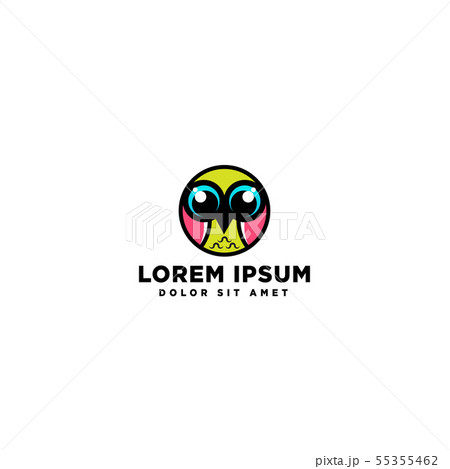 owl logo template vector illustration icon element 55355462