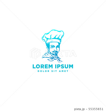 cheff vector logo icon template illustration 55355651