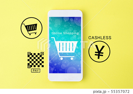 オンラインショッピングとキャッシュレス決済 55357072