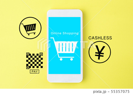 オンラインショッピングとキャッシュレス決済 55357075