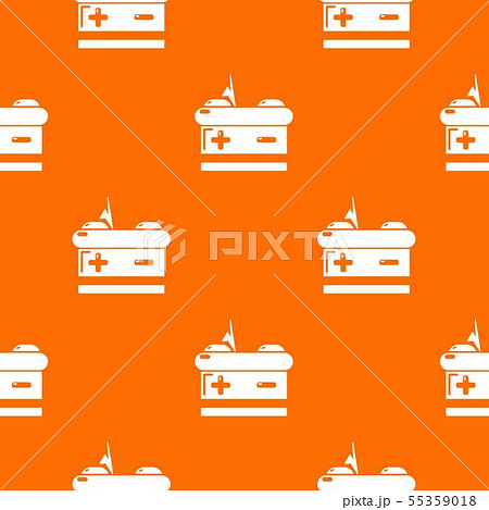Battery pattern vector orange 55359018