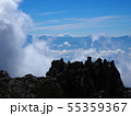 中央アルプスから望む富士山 55359367