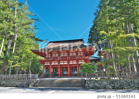 【高野山 壇上伽藍中門】和歌山県伊都郡高野町高野山 55360143