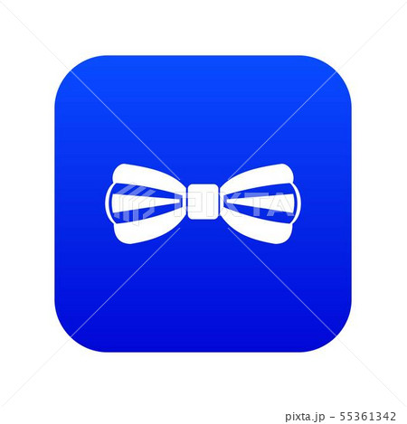 Bow tie icon digital blue 55361342