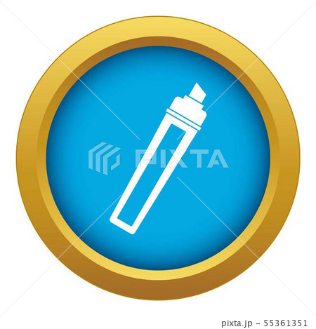 Marker icon blue vector isolated Marker icon blue vector isolated 55361351