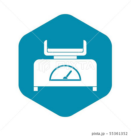 Weight scale icon, simple style Weight scale icon, simple style 55361352