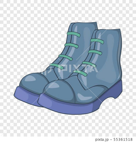 Mens boots icon, cartoon style 55361518