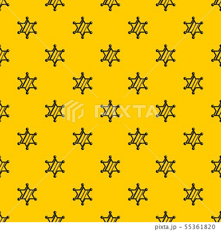 Sheriff star pattern vector Sheriff star pattern vector 55361820