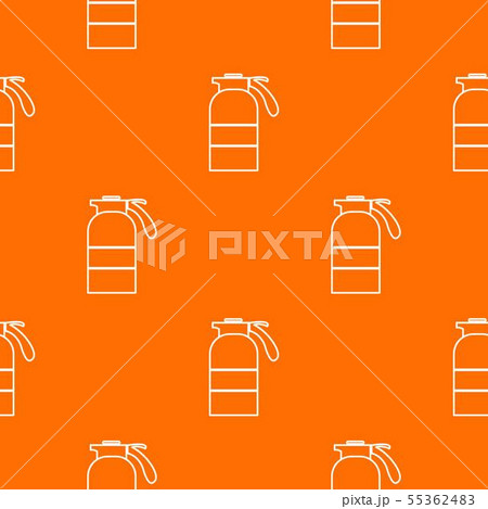 Sprayer container pattern vector orange 55362483