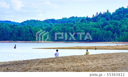 初夏の朱鞠内湖　幌加内町　16：9 55363812