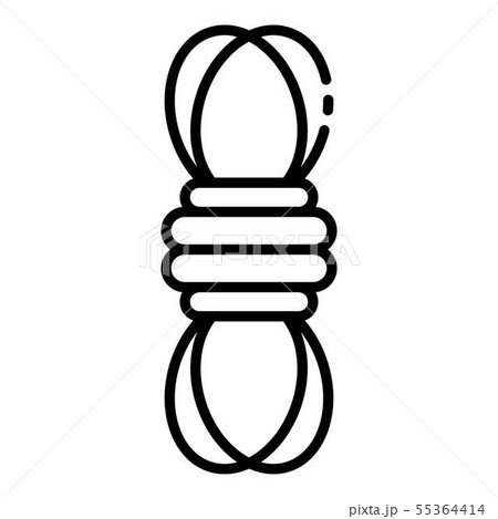 Hiking rope icon, outline style 55364414