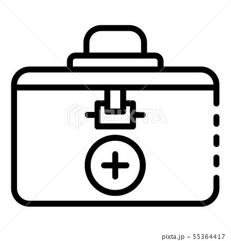 Closed transplant box icon, outline style 55364417