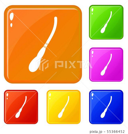 Medical surgical suction icons set vector color 55366452