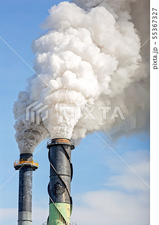Smoke Pollution From A Sugar Mill Factory 55367327