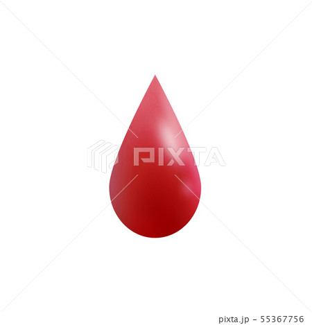 血の雫のイラストのイラスト素材