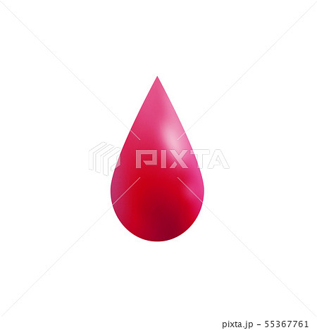 血の雫のイラストのイラスト素材