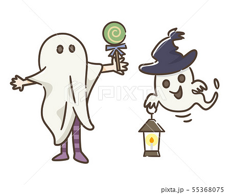 ハロウィン　ゴースト 55368075