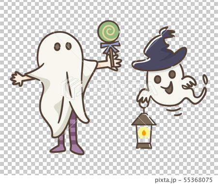 ハロウィン　ゴースト 55368075