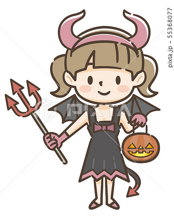ハロウィン　小悪魔 55368077