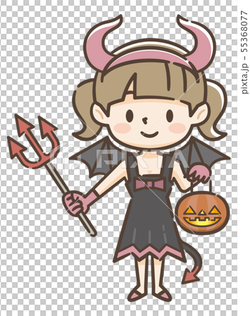 ハロウィン　小悪魔 55368077