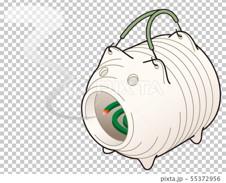 Mosquito pig white background 55372956