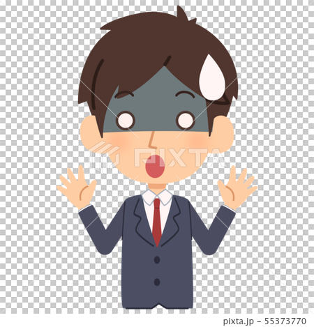 ビジネスマン ポカーンのイラスト素材