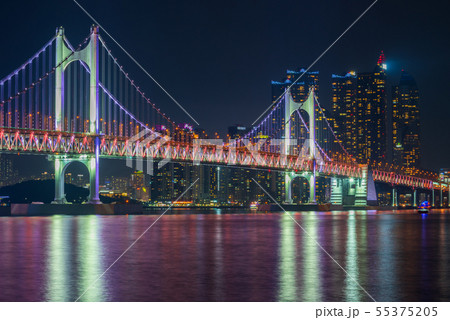 Haeundae in Busan City,South Korea Haeundae in Busan City,South Korea 55375205