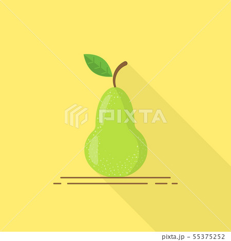 pear icon in flat style. vector illustration pear icon in flat style. vector illustration 55375252