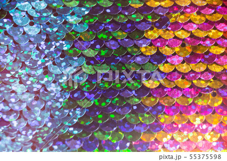 Shiny colorful sequin dress detail texture Shiny colorful sequin dress detail texture 55375598