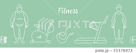 Healthy lifestyle Time to fitness. Slimming. 55376973