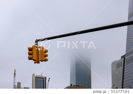 Aerial View of the skyscrapers of downtown Aerial View of the skyscrapers of downtown 55377591