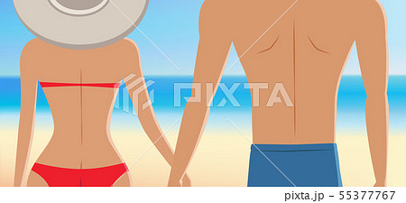 Couple at the beach 55377767