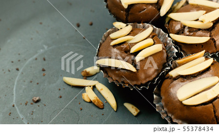 Chocolate brownie cup cake home made 55378434