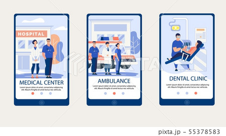 Informative Poster Inscription Medical Center. 55378583