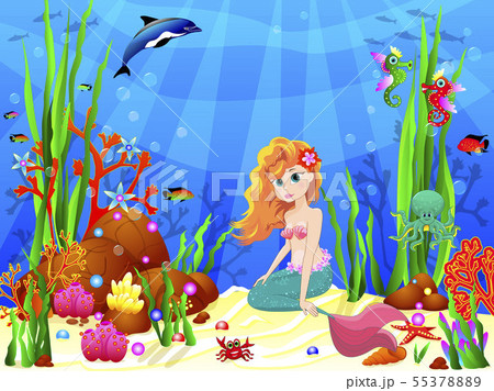 Little Mermaid among the inhabitants of the Little Mermaid among the inhabitants of the 55378889