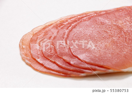 生ハム(ラックスハム)スライス。非加熱食肉製品。 生ハム(ラックスハム)スライス。非加熱食肉製品。 55380753