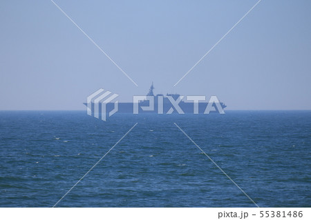 出雲大社沖の護衛艦いずも 55381486