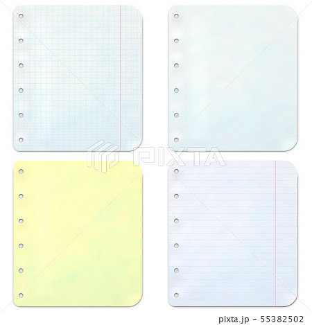 Vector Notebook Sheets 55382502