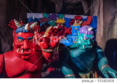 女木島、鬼ヶ島、鬼、鬼ヶ島大洞窟、香川、香川県、瀬戸内海、四国、島、海、旅行、観光、観光スポット 55382928