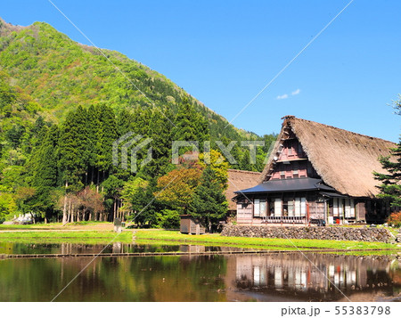 春の世界遺産五箇山菅沼合掌造り集落 春の世界遺産五箇山菅沼合掌造り集落 55383798