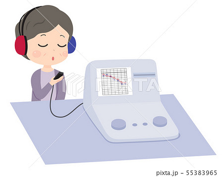 純音聴力検査_女性_老人性難聴_1人 55383965